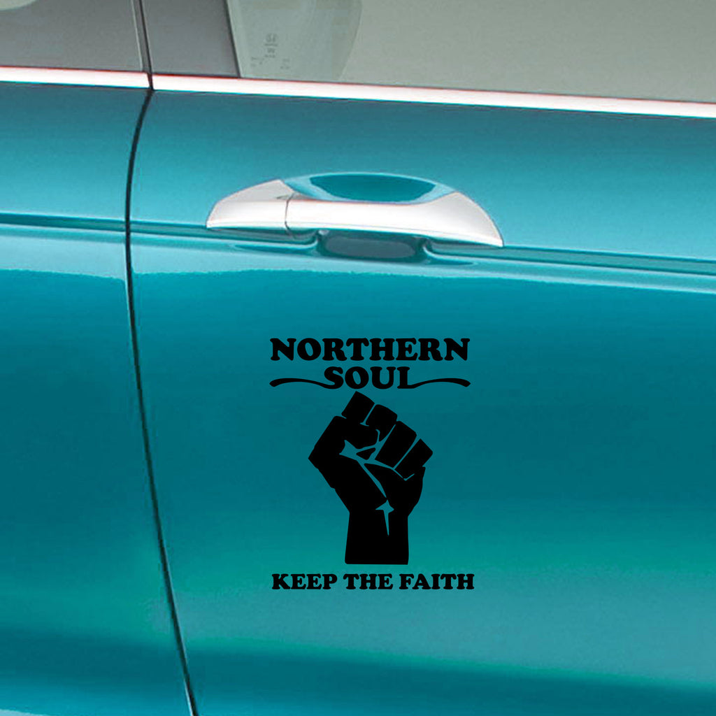 Northern Soul Baumwoll-Tragetasche „Keep The Faith“ – 42 X 38 Cm, Wiederverwendbar & Umweltfreundlich