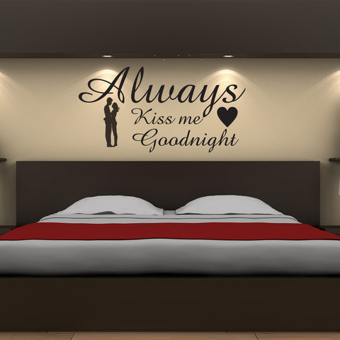 Always Kiss Me Goodnight - Wall Art