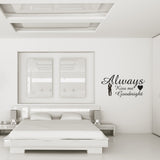 Always Kiss Me Goodnight - Wall Art