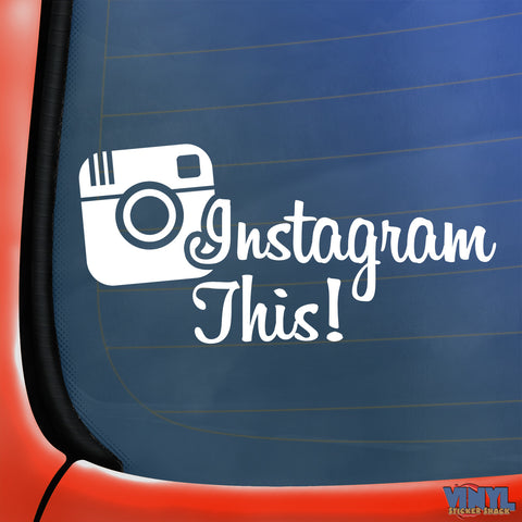 Instagram This! - Car Sticker