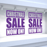 2 x CHRISTMAS SALE NOW ON! Retail Window Decals