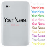 Personalised Name Sticker For Tablet or iPad