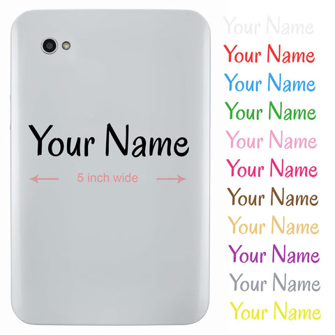 Personalised Name Sticker For Tablet or iPad