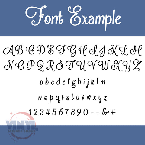 3 x Custom Race Numbers With Name - Shack Style – Vinyl Sticker Shack