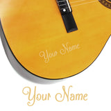 2 x Custom Name Guitar Stickers - Shack Style