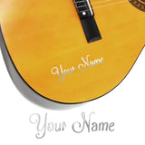 2 x Custom Name Guitar Stickers - Shack Style