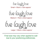 Live Laugh Love - Wall Sticker