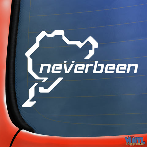 Neverbeen Nurburgring - Car Sticker