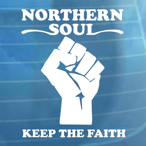 NORTHERN SOUL KEEPING THE FAITH AUTO SCOOTER ADESIVO VINILE - Foto 6