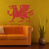 Welsh Cymru Dragon Wall Art Sticker