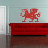 Welsh Cymru Dragon Wall Art Sticker