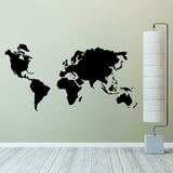 World Map Wall Art Sticker
